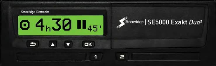 Stoneridge SE5000 Exakt Duo digital tachograph family